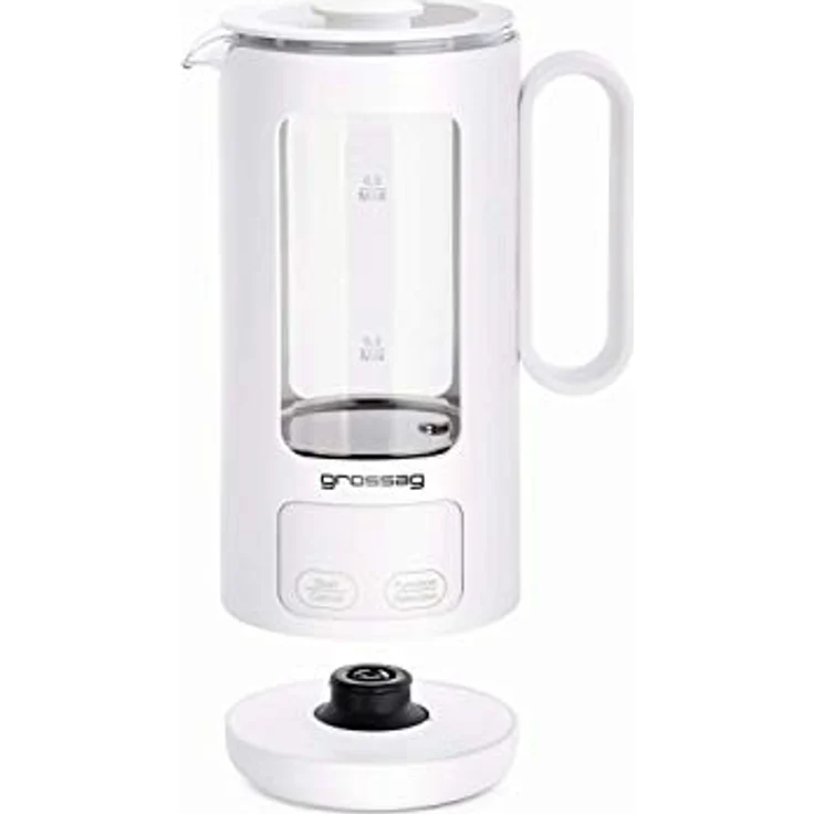 grossag WK 8.00 Wasserkocher, 500W, 0,5L, variable Temperaturstufen, weiß – Bild 2