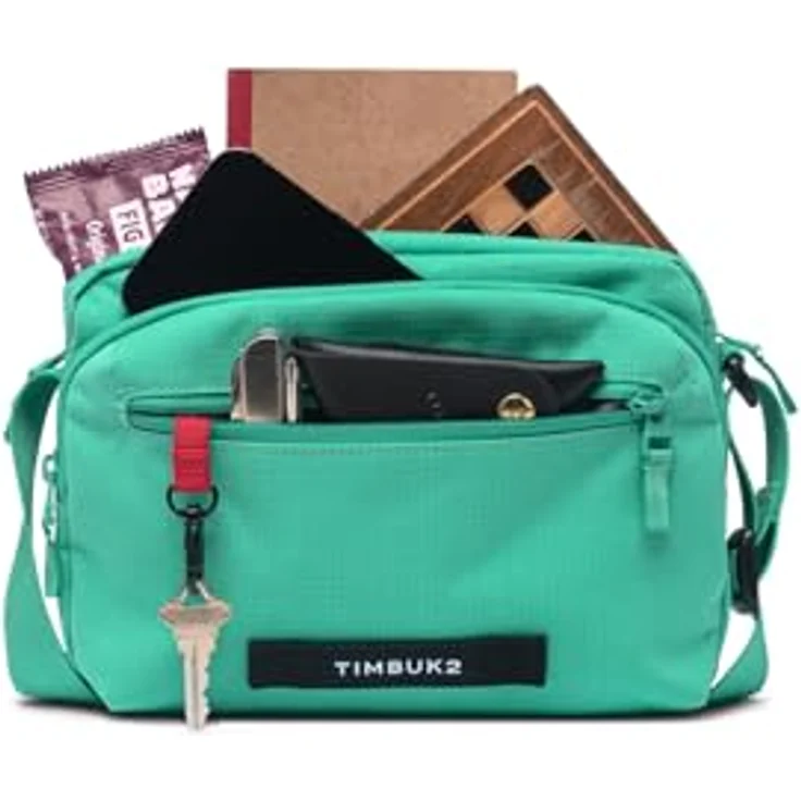Timbuk2 Flight Umhängetasche, 23 cm x 6 cm x 16 cm, 100% Polyester, jadegrün – Bild 2