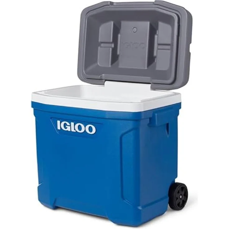 Igloo Latitude, Kühlbox mit 28 Litern Volumen, ThermeCool-Isolierung und robustem Kunststoff, blau – Bild 3
