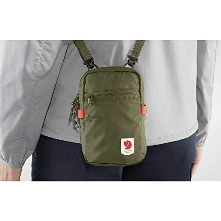 Fjällräven Umhängetasche High Coast, Polyamid mit Handytasche und Schlüsselhalter, schwarz – Bild 4