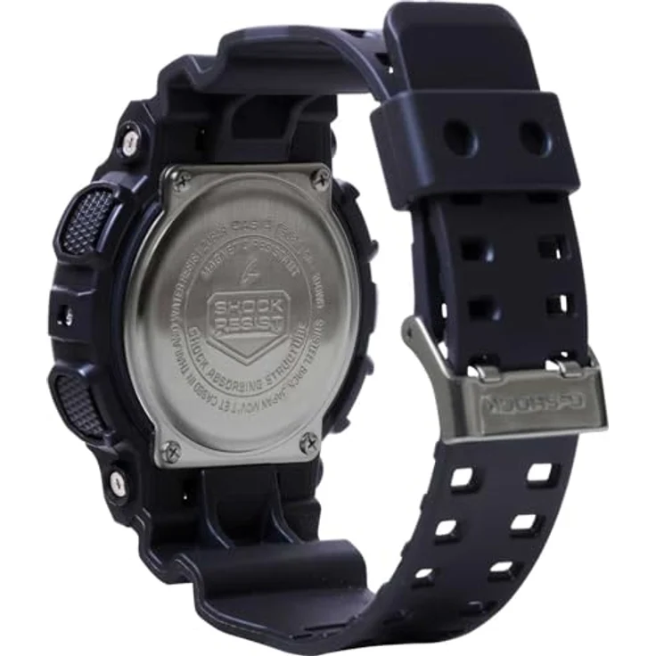 Casio GA-100WD-1AER, G-SHOCK Armbanduhr mit analogen und digitalen Funktionen, schwarz-weiß, 50 mm Gehäuse, wasserdicht bis 3 bars, mit Stoppuhr und Alarm – Bild 2