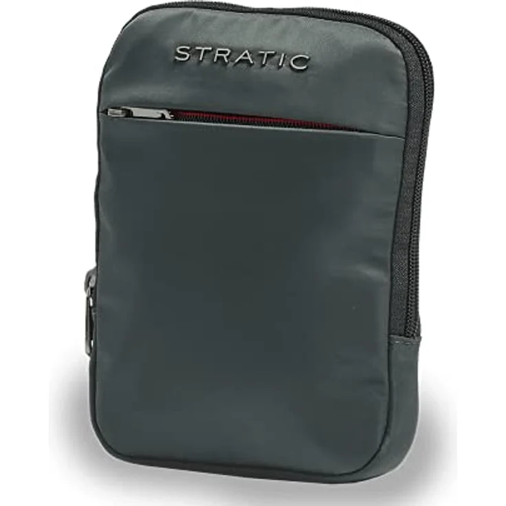 Stratic Pure Body Bag Crossbody Bag, nachhaltige Umhängetasche, wasserabweisend, Kartenfach, Masken- Hygienefach, Dark Green – Bild 1