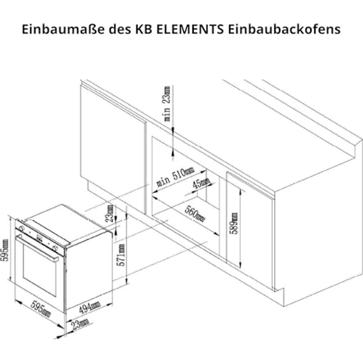 KB Elements Küchenmaschine ELK75LP, 2000 W, 6 l Schüssel, GS-zertifizierter Standmixer, 6 Nudelaufsätze, Glanzschwarz – Bild 9