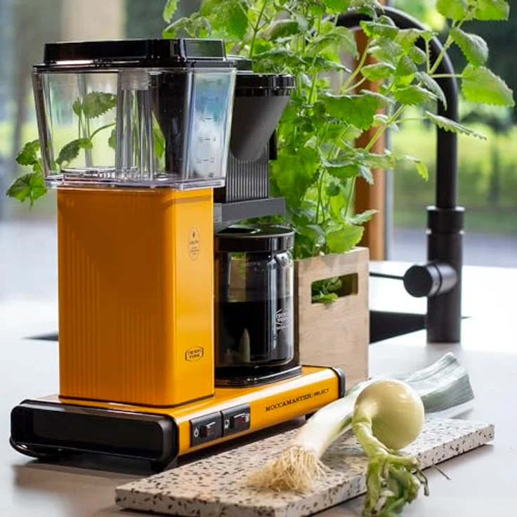 Moccamaster Filter Kaffeemaschine KBG Select, 1.25 Liter, 1520 W, Yellow Pepper – Bild 6