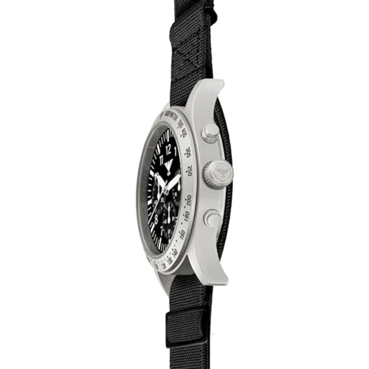 KHS Platoon Steel Solar Chronograph mit DIVERFLEX® Band schwarz – Bild 3