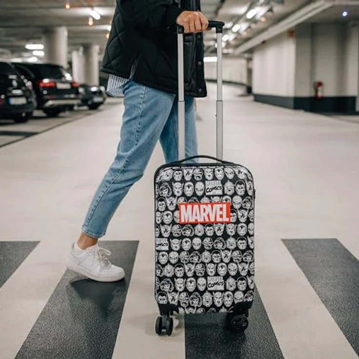 UNDERCOVER Kinderkoffer Marvel, 59 cm, 4 Rollen, mit TSA-Zahlenschloss, 36 Liter Volumen – Bild 2