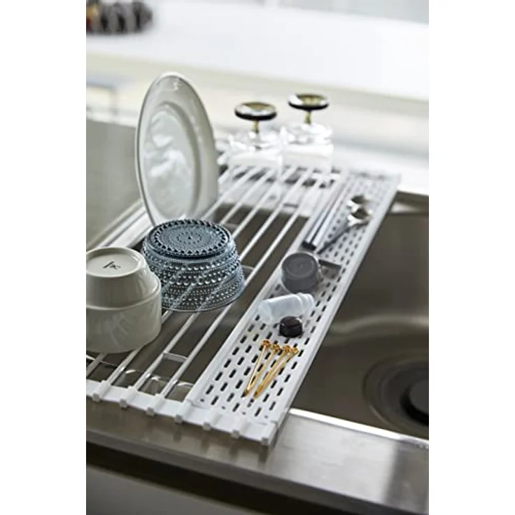 Foldable drainer - Tower - white – Bild 3
