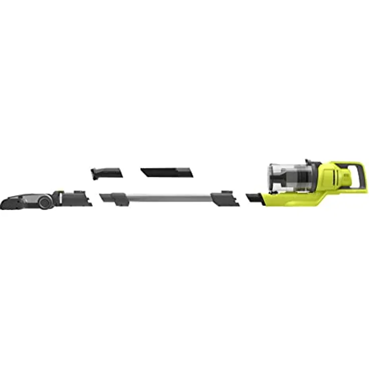RYOBI 18 V ONE+ Akku-Bodenhandsauger RSV18-0 (30 AirWatt Saugleistung, 820 l/min Luftstrom, 24 cm breite Bodendüse, ohne Akku und Ladegerät), Grün – Bild 3