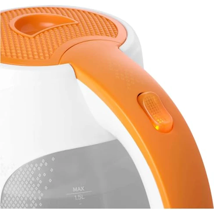 SENCOR SWK 1513OR Wasserkocher, orange mit 1,5 Litern Fassungsvermögen und vielseitigen Sicherheitsfunktionen – Bild 2