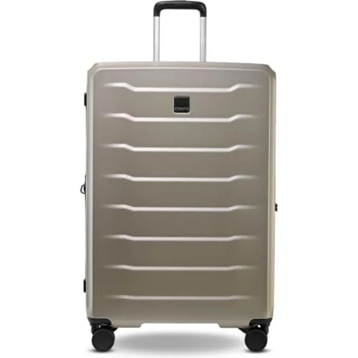 Stratic PHOENIX SL Trolley L (76 cm) erweiterbar, 4 Rollen, robustes Streifendesign