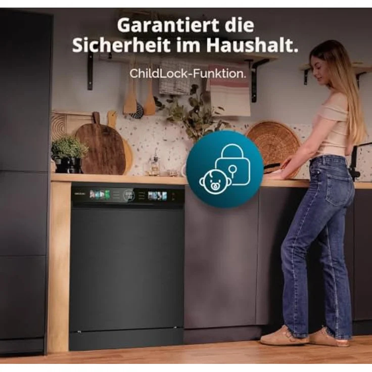 Cecotec Bolero Aguazero 6320, Geschirrspüler aus Edelstahl mit 15 Maßgedecken und 8 Waschprogrammen, inklusive Smart Wash-Technologie und Turbo Dry+ – Bild 14