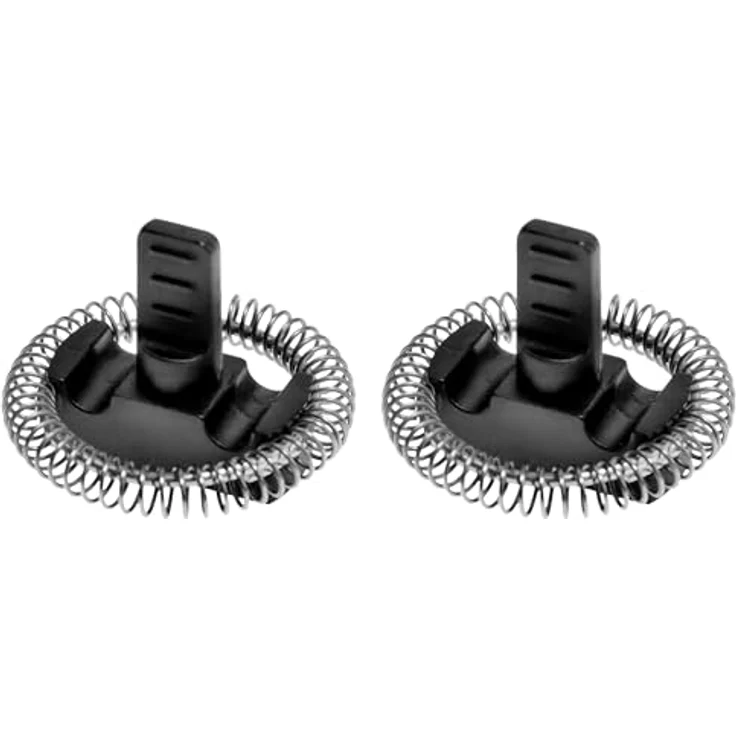 Piebert 2x Quirl 43036 für Tchibo Elektrischer Milchaufschäumer, Aufschäumer mit ⌀32,2mm und Höhe 24,5mm, geeignet für Farben Apricot, Edelstahl, Schwarz, Weiß, Rot – Bild 1