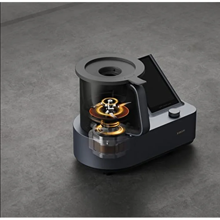 Xiaomi Smart Cooking Küchenmaschine, 1700 Watt, 2,2 Liter, 35 Automatikprogramme, inkl. Dampfgarer, Garkorb, Messbecher, 3D-Induktionsheiztechnologie, schwarz, Serie: MCC01M – Bild 6