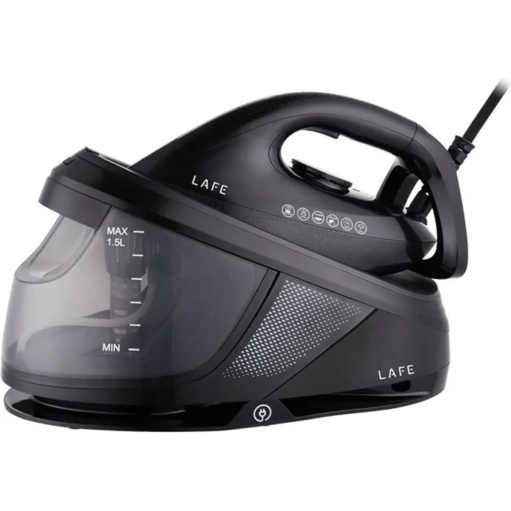 Lafe Power Steam 3100 W, Dampfbügelstation mit 240 g/min Dampfausstoss, 3,5 bar Druck, keramischer Bügelsohle, 1,5 l Wassertank