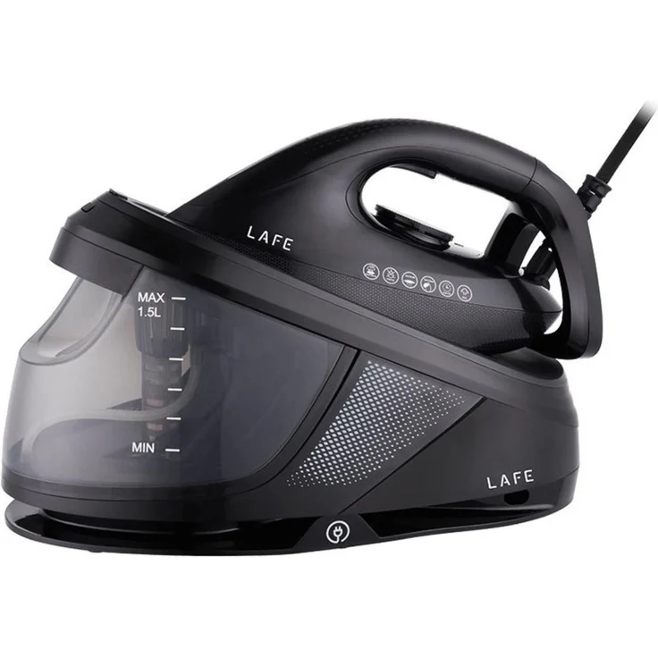 Lafe Power Steam 3100 W, Dampfbügelstation mit 240 g/min Dampfausstoss, 3,5 bar Druck, keramischer Bügelsohle, 1,5 l Wassertank