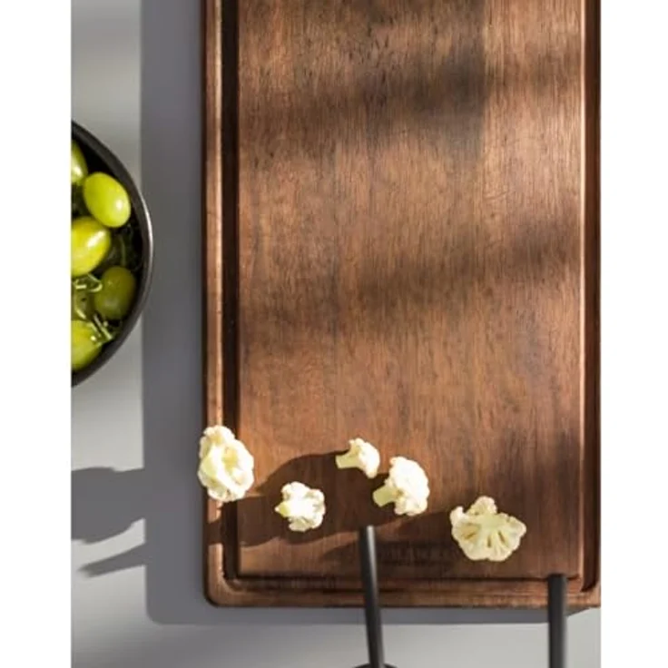 FRANKE Schneidebrett aus Walnussholz 442 x 230 x 23 mm - Stabiles und hygienisches Schneidebrett – Bild 3