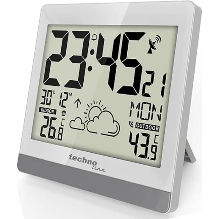 technoline WS8119 digitale Funkwanduhr mit Temperaturanzeige und Wettervorhersage – Bild 3