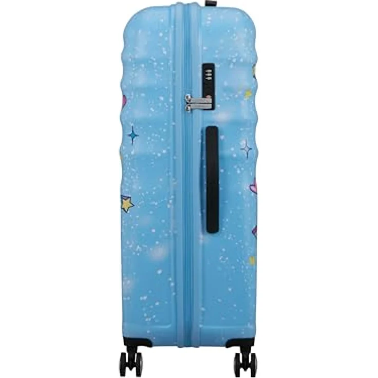 American Tourister Wavebreaker Disney 4 Rollen Trolley, 67 cm, blau, 100% ABS, 44 cm x 26 cm – Bild 3