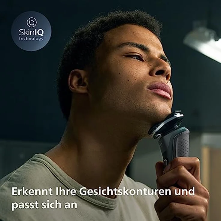 Philips Shaver Series 5000 – Elektrischer Nass- und Trockenrasierer für Herren mit ausklappbarem Trimmer, Ladestation & Reiseetui (Model S5884/35) – Bild 3