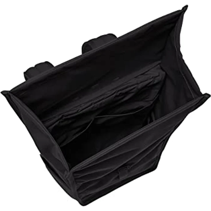 VAUDE Coreway Rolltop 20, Freizeitrucksack mit 15,6 Zoll Laptopfach, gepolsterten Schulterriemen, Schwarz – Bild 4