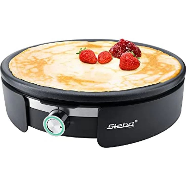Steba CR 36 XXL Crepes-Maker, 1500W, Ø 35 cm Durchmesser, Kontrollleuchte, inkl. Teigrechen, Crêpeswender, schwarz – Bild 3