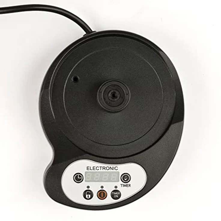 Girmi MC23, Programmierbare elektrische 3-Tassen-Kaffeemaschine mit Timer und Transparente Krug, Schwarz, Silber – Bild 9