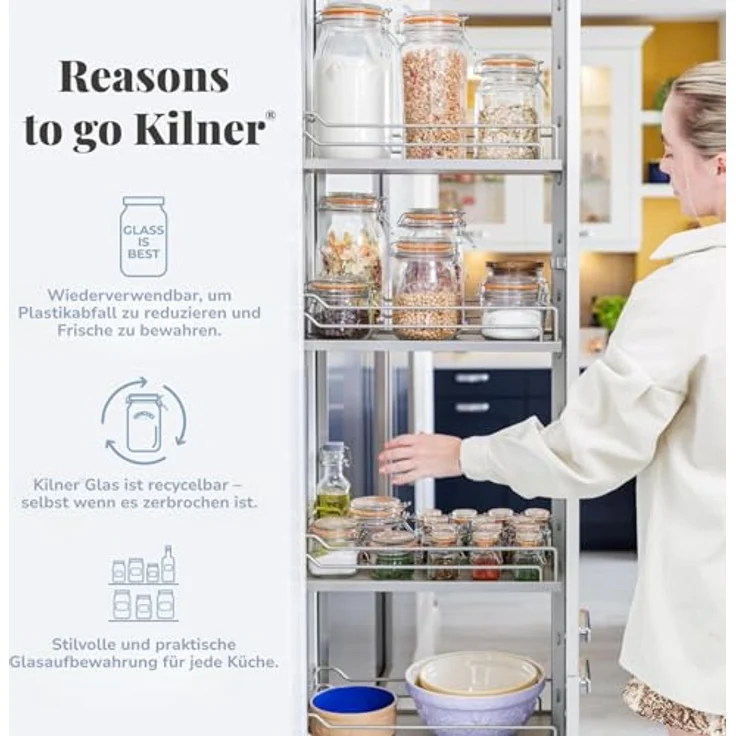 Kilner 2er Set Fermentationsgläser 1 Liter – Bild 10