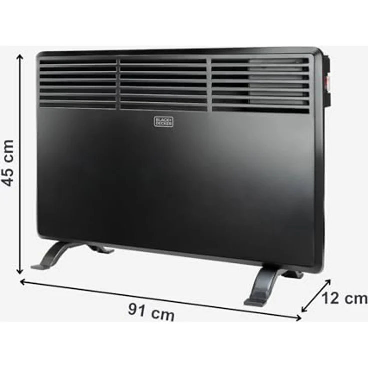 Black + Decker BXCSH1800E Heizkonvektor, 1800 W, Steel, Konvektor – Bild 8
