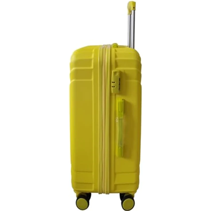 NTK-Collection Mabell Hartschalenkoffer 4er-Set, Gelb, (10l bis 115l, integriertes Zahlenschloss, leichtläufige Rollen) – Bild 3