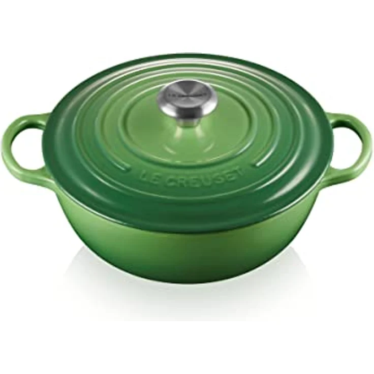 Le Creuset Signature La Marmite Bräter, rund, 26 cm, bamboo green – Bild 2