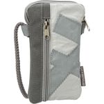 360Grad Umhängetasche Nautik Lütt, Handytasche aus robustem, wasserabweisendem Segeltuch, blau