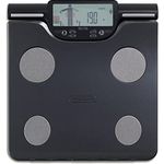 TANITA BC-613 Segmentale Körperanalysewaage Körperfett Muskelmasse pro Körperteil Tägliche Kalorienaufnahme 10 Ablesungen Schwarz