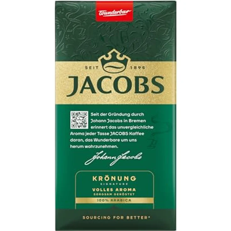 Jacobs Filterkaffee Krönung Klassisch, gemahlener Kaffee, 12er Pack (12 x 500 g) – Bild 6