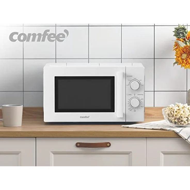 Comfee CMSN 20 wh Mikrowelle, Standgerät, 700 Watt, 20 Liter Garraum, weiß – Bild 2
