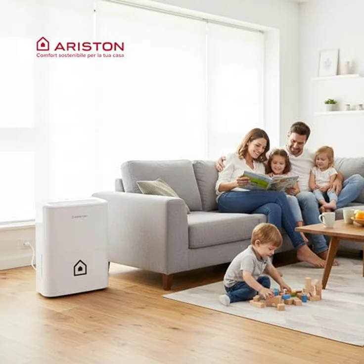 Ariston Luftentfeuchter Tragbar Deos 16s Net, Kunststoff, Weiß – Bild 4