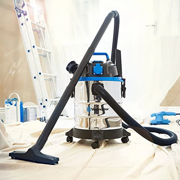 Vacmaster VQ1220SC, Nass-Trockensauger mit Blasfunktion, 1250W, 20L Edelstahl, für Innen- und Außenbereich – Bild 3