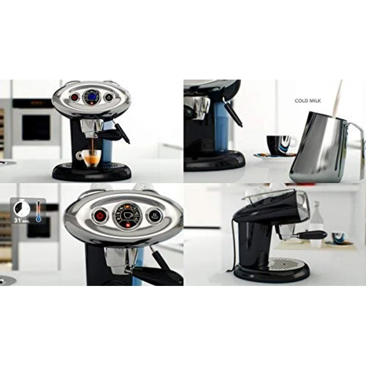 illy Kaffee, Kaffeemaschine X7.1 für Iperespresso Kapseln, Schwarz, mit Dampfdüse und programmierbarem Tassenvolumen – Bild 4