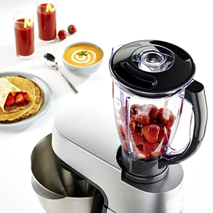Moulinex Masterchef Gourmet Stand Mixer 4,6l, Küchenmaschine mit 1100 ...