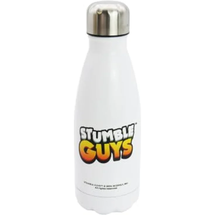 Stumble Guys Edelstahl Trinkflasche, isolierte Wasserflasche mit Schraubverschluss, 550ml – Bild 2