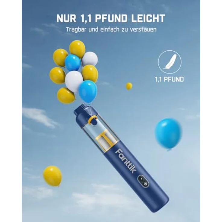 Fanttik V8 Blue, kabelloser Nass- und Trockensauger mit 19.000 Pa Saugleistung, 4-in-1 Funktionen und HEPA-Filter – Bild 8