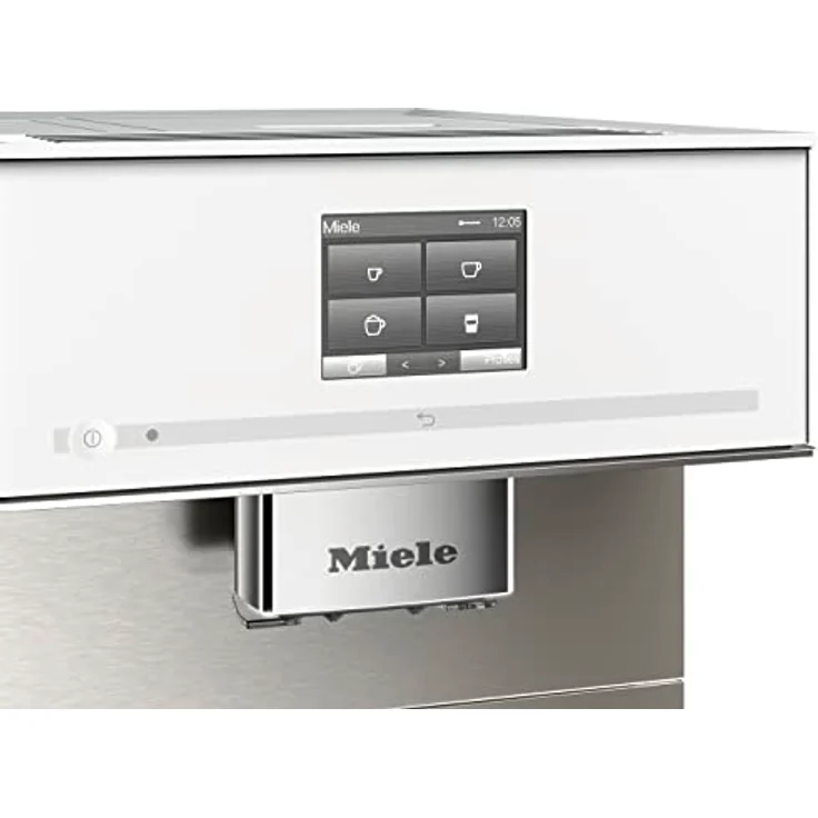 Miele CM 7550 Kaffeevollautomat (Smartphone bedienbar mit WiFiConnect, Kaffeemaschine mit vollautomatischer Entkalkung) weiß, mit Milchsystem – Bild 3