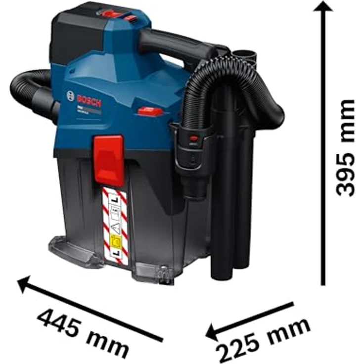 Bosch Professional Akku-Staubsauger GAS18V-6LS, tragbarer 18V Nass- und Trockensauger mit halbautomatischer Filterreinigung und Eco-Modus – Bild 6