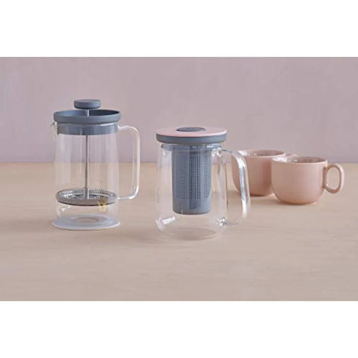 RIG-TIG French Press Kanne Brew-It, 800 ml Kaffeekanne in Grau - Preisvergleich – Bild 3