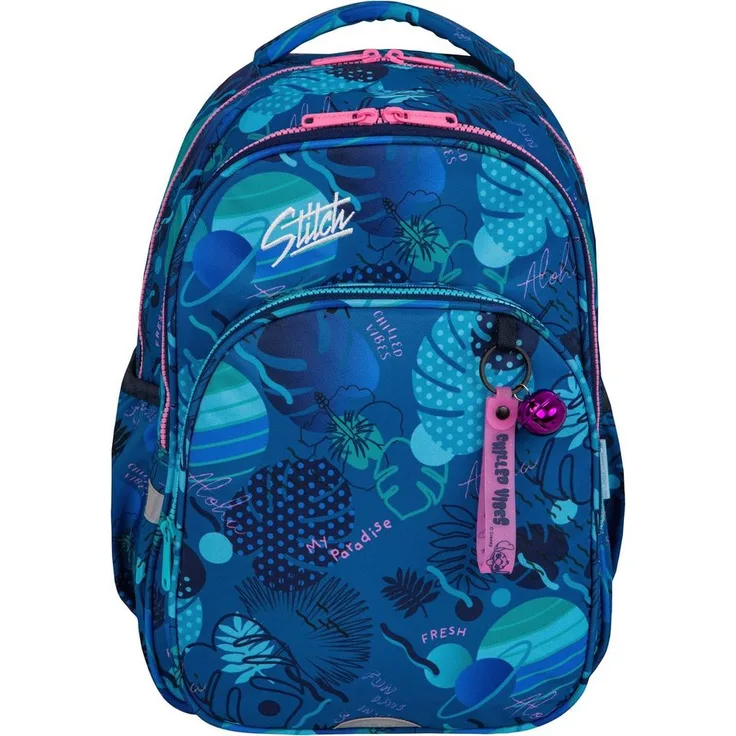 McNeill Freizeitrucksack Base, Disney Stitch, vielseitig einsetzbar für Schule und Freizeit