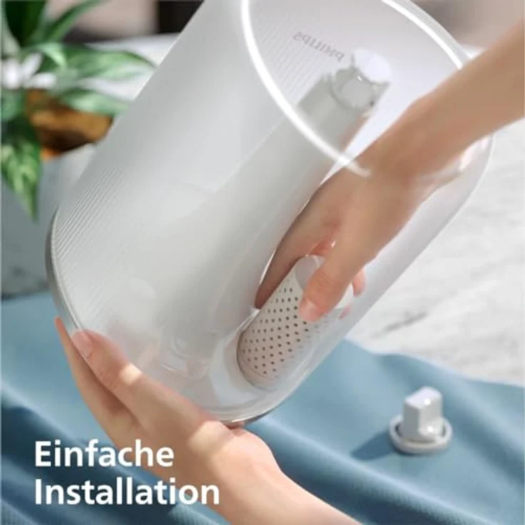 Philips Anti-Kalk-Kartusche FY5133/00 für Luftbefeuchter der Serie 1000 – langlebig, einfache Installation, schützt vor Kalkablagerungen, Lebensdauer 2–3 Monate – Bild 5