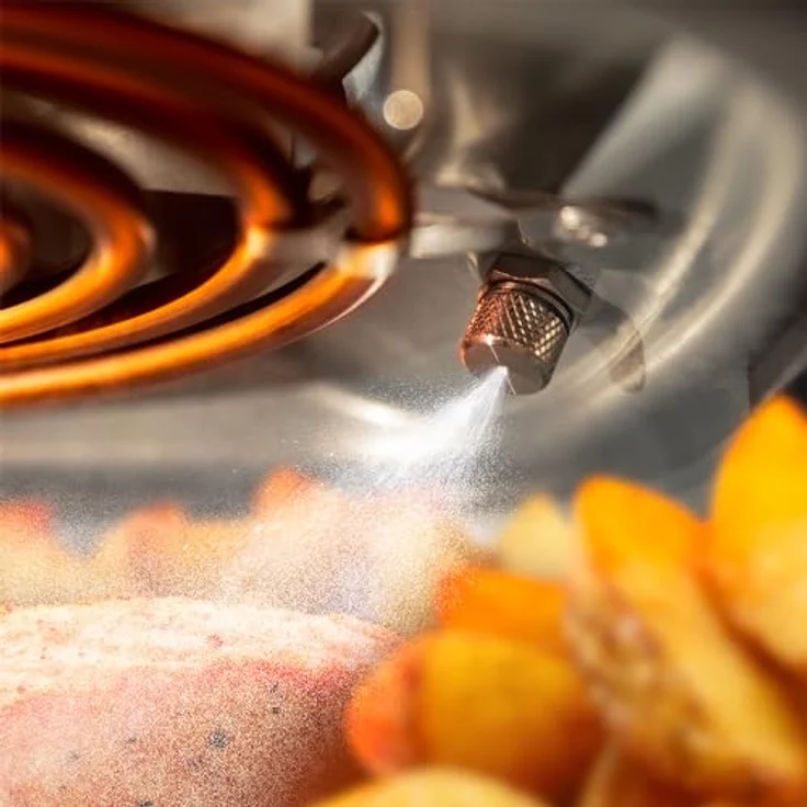 Cecotec Cecofry Neon 5000, Heißluftfritteuse 1500 W mit 5 Litern Fassungsvermögen, 10 voreingestellten Menüs und integrierter Wasserdosierautomatik – Bild 4
