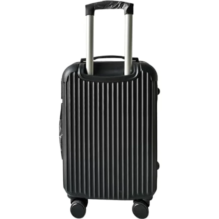 NTK-Collection Frenzi Hartschalenkoffer 2er-Set, Schwarz, mit 80 l und integrierten Zahlenschloss, platzsparend stapelbar – Bild 2
