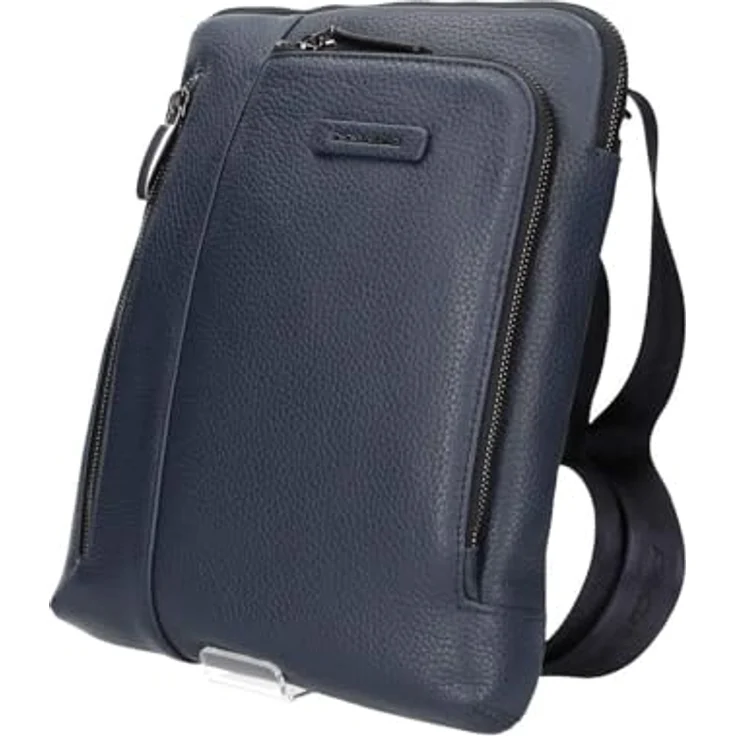 PIQUADRO Modus, große Ledertasche, für iPad für Herren, Blau, OneSize, aus vollnarbigem Kalbfleisch – Bild 2