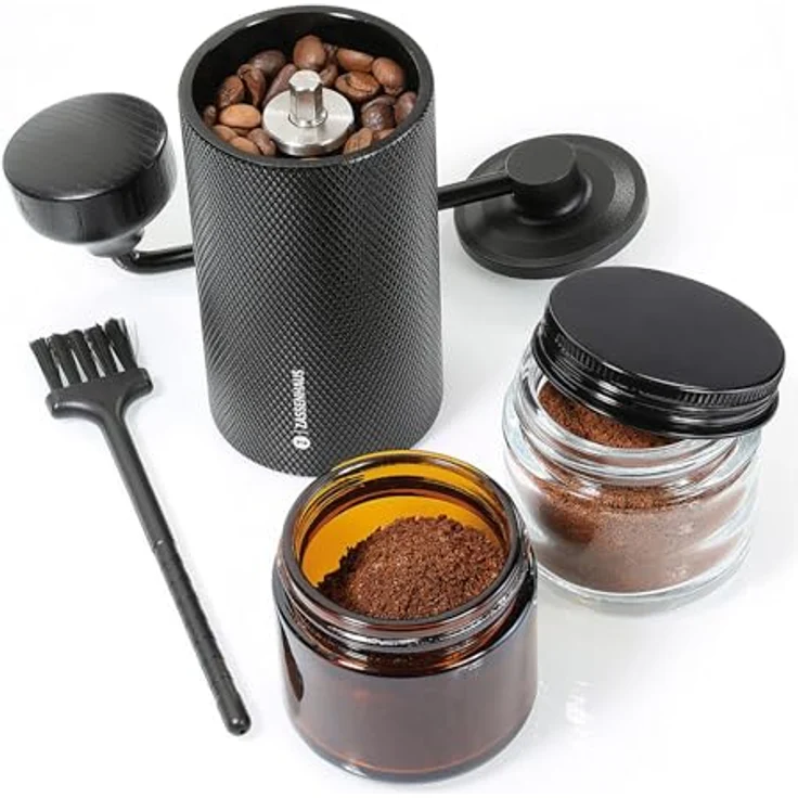 Zassenhaus Kaffeemühle BARISTA 2.0, Edelstahl, Schwarz, stufenfrei verstellbar – Bild 4
