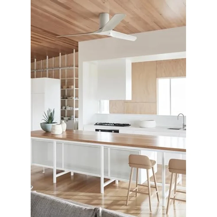 LUCCI AIR Deckenventilator Londo Weiß mit Fernbedienung – Bild 2